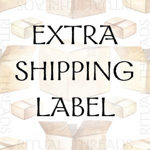 Extra Shipping Label